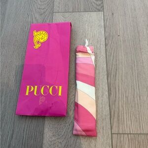 Pucci Pink Hand Fan Brand New